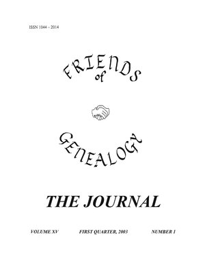 cover image of The Journal Volume 15, No. 1 to 4